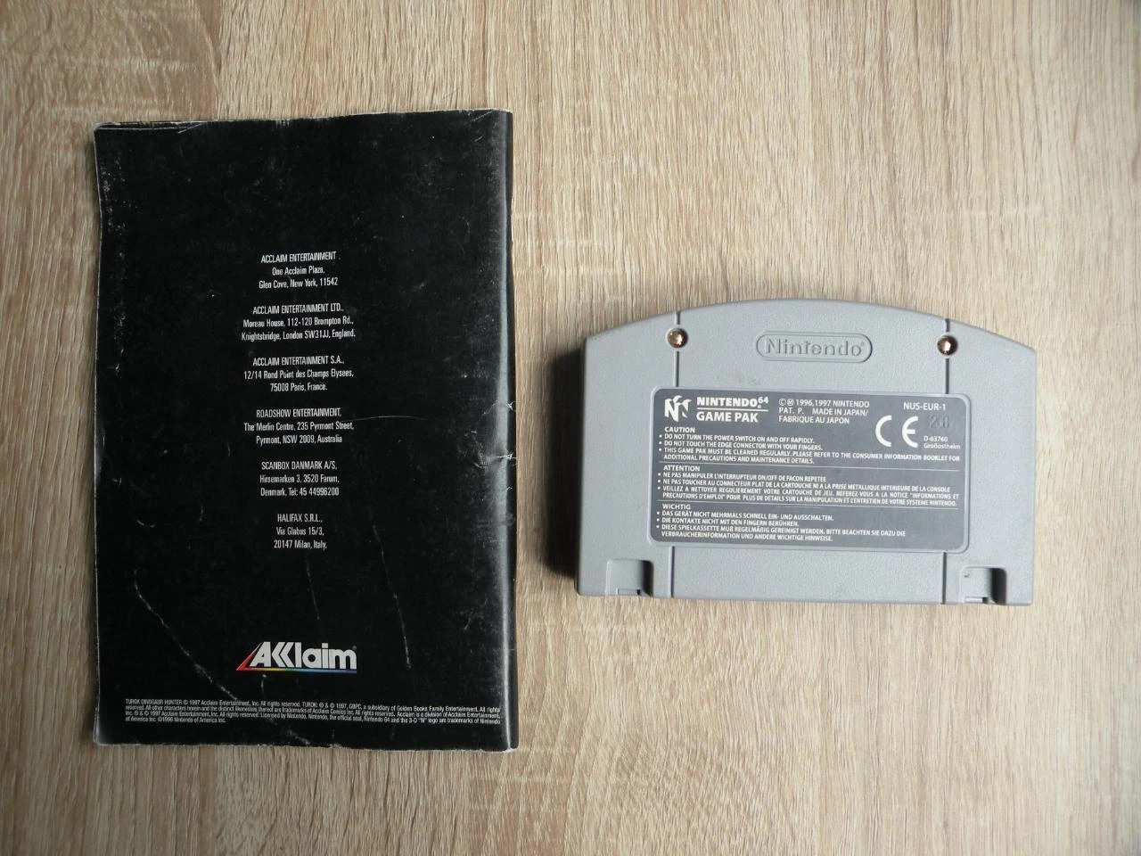 Jeu Nintendo 64 Turok avec notice (N64) – photo 2